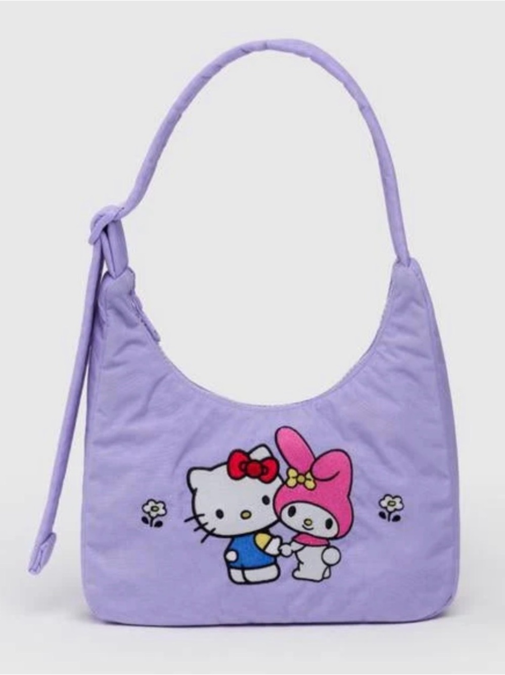 NEW Baggu Mini Shoulder Bag - Embroidered Hello Kitty & My Melody
